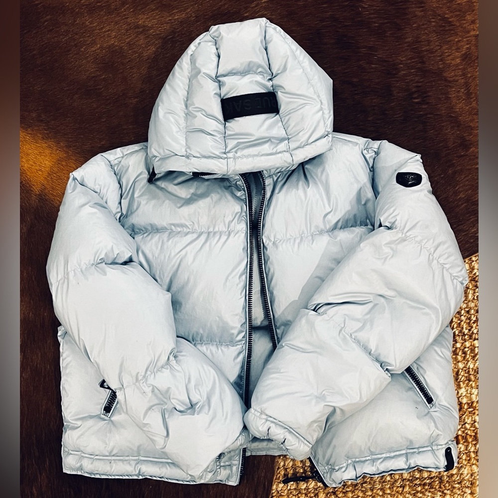 Rudsak MAE Down Puffer, Bleu Gele (Ice Blue)